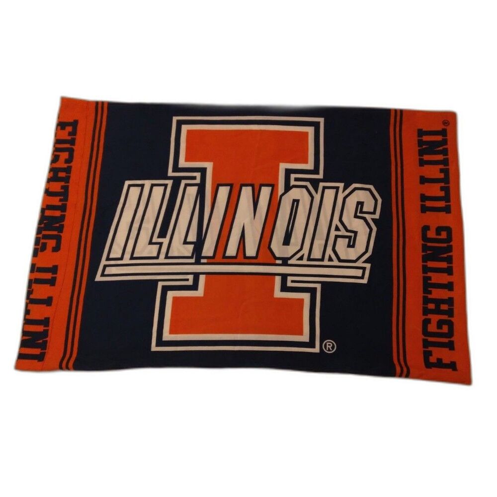 Fighting Illini Illinois Basketball Pillow Case